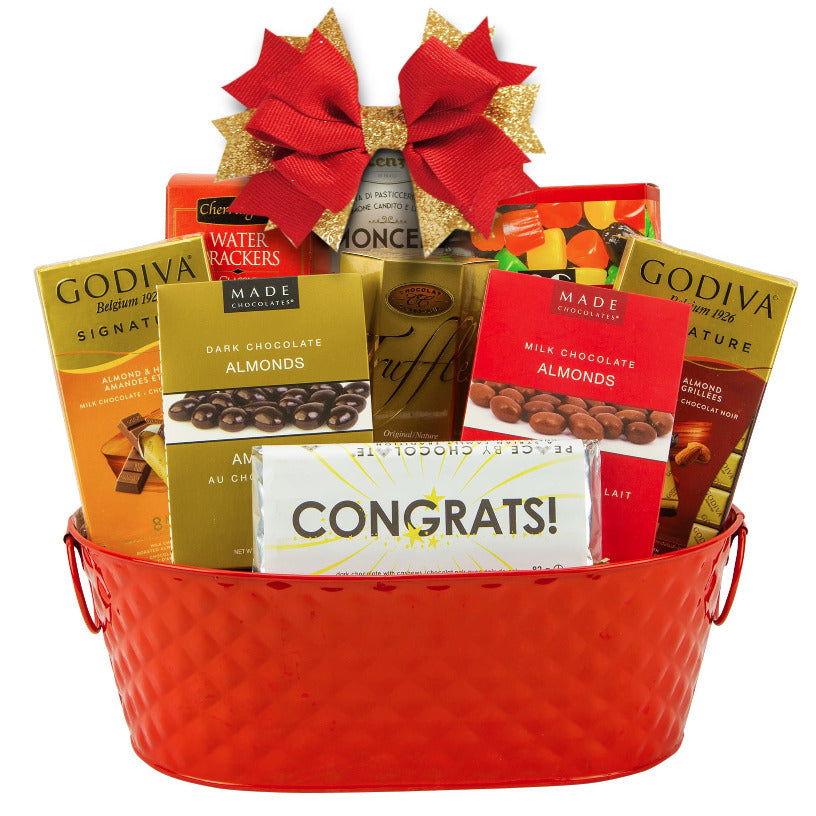 Congratulations gift basket