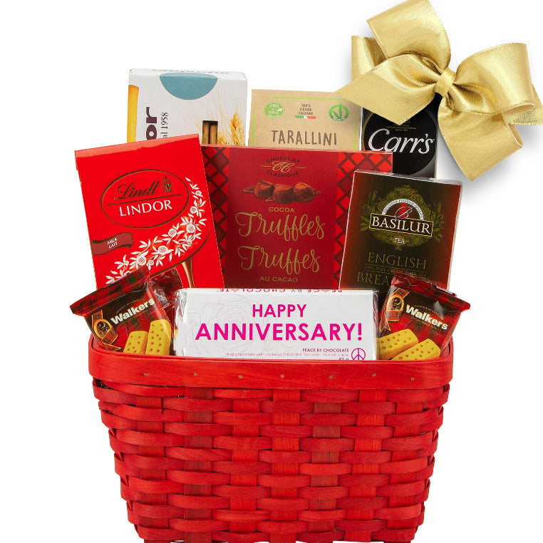 Send Anniversary Gifts Basket to India Free Delivery