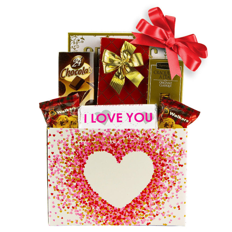 Valentine Gift Basket Chocolate Assortment
